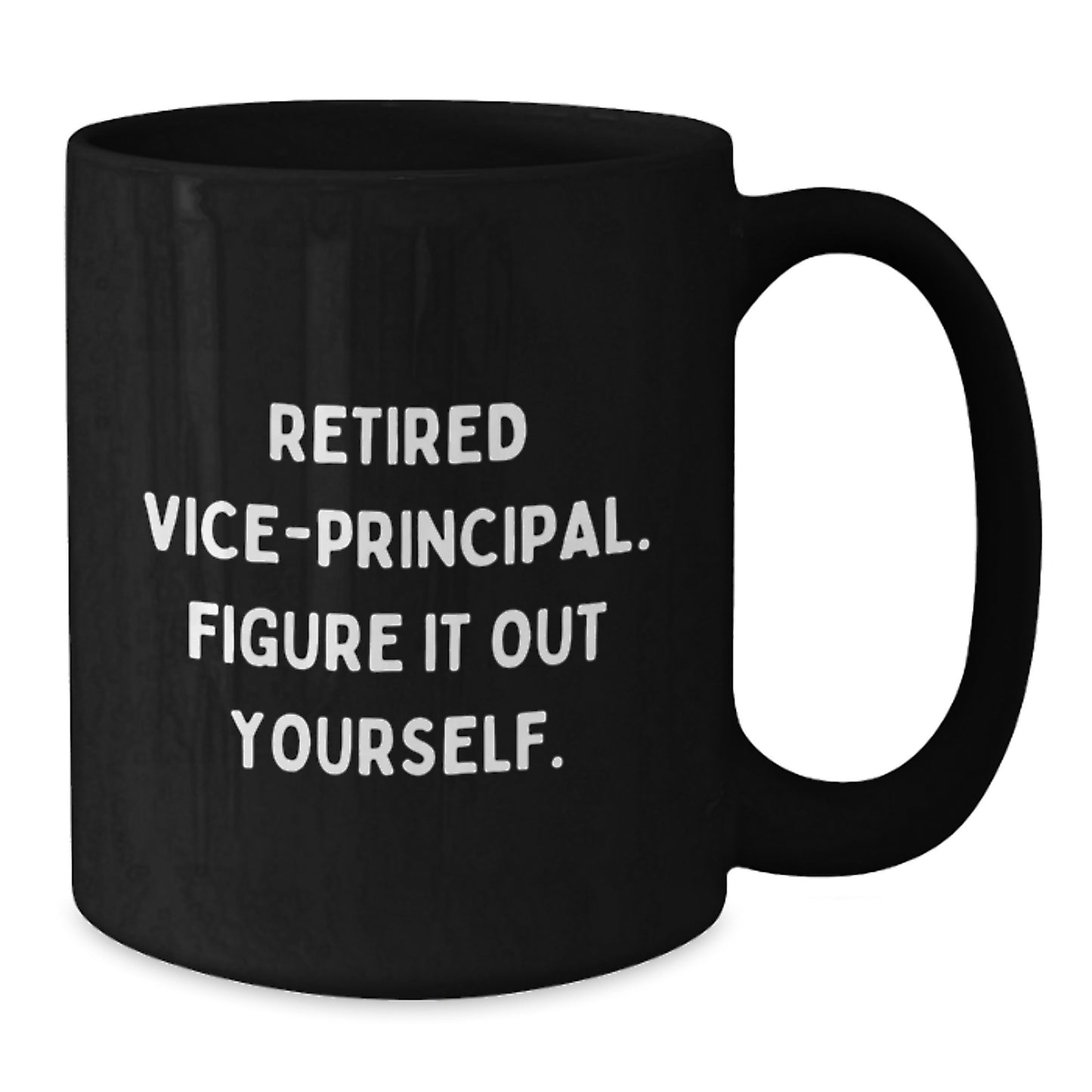 Vice-Principal Keepsake Black Coffee Mug for Him Birthday Gift - Additional