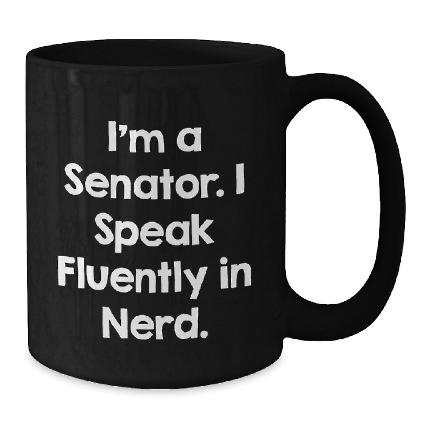 Funny Senator Gifts, Black Coffee Mugs for Senator Men Women Friends, Birthday Unique Gifts from Friends Family for Senator - Additional