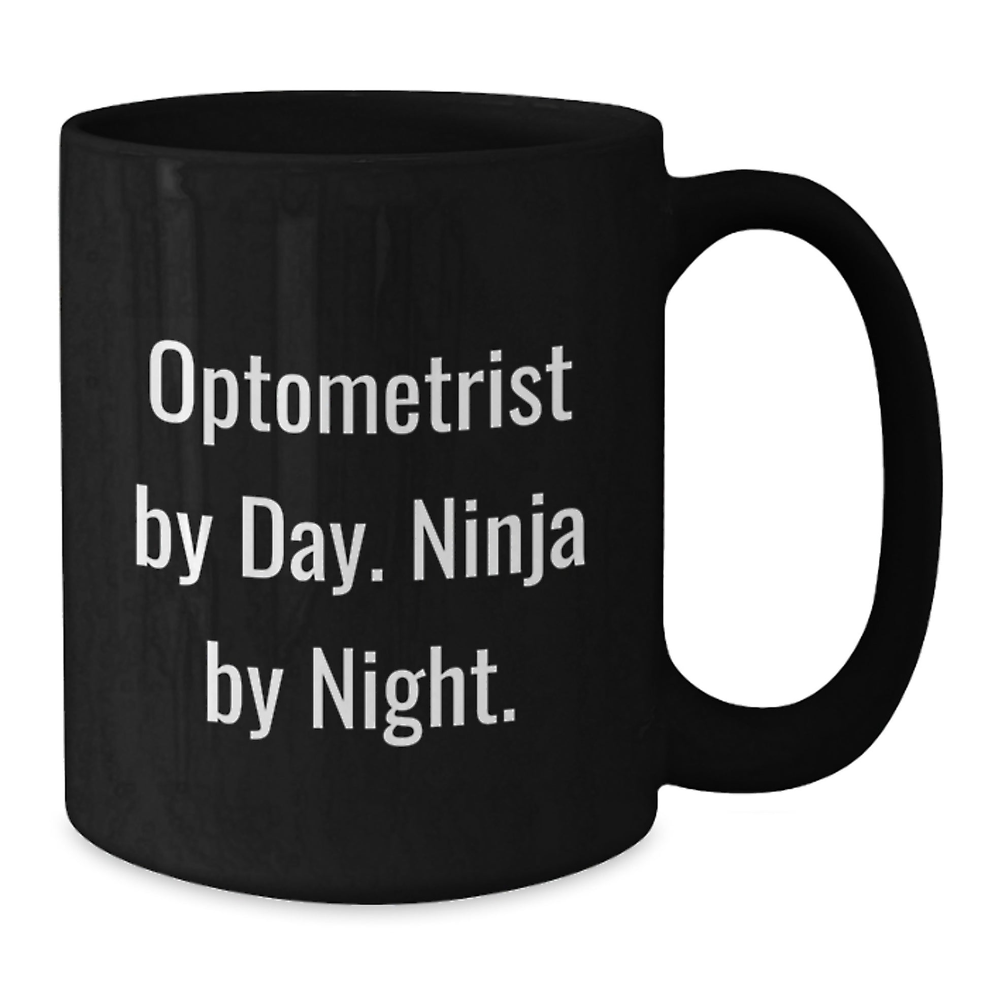 Optometrist Gifts for Graduation Unique Black Coffee Mugs with Funny Quote Gifts from Friends for Men Women Family - Additional