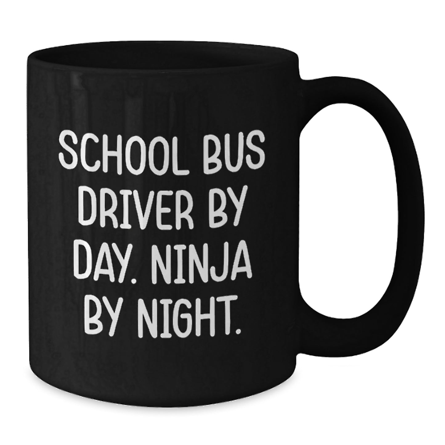 School Bus Driver Keepsake Premium Black Mug for Him Birthday Gift - Additional