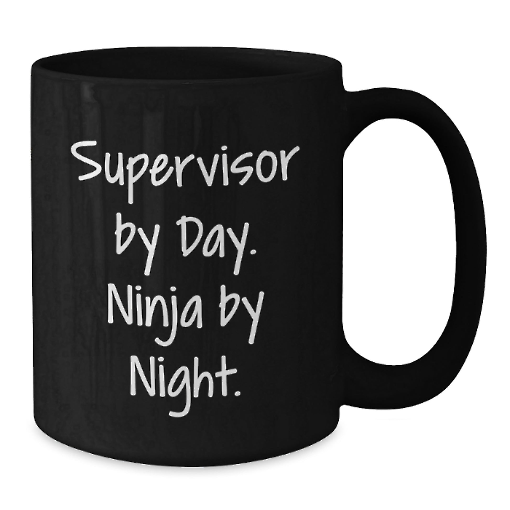 Supervisor Keepsake Mug for Him Birthday Gift Black 11oz Ceramic Mug - Additional