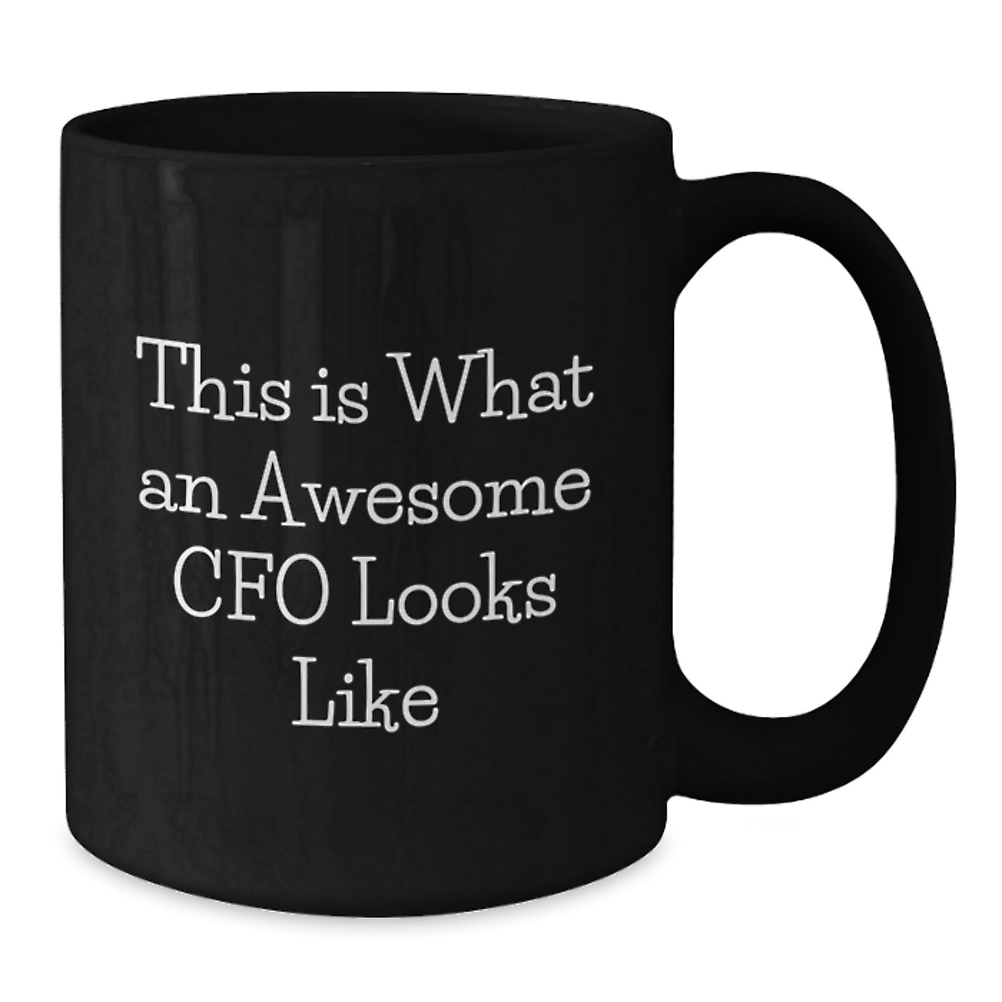 Cfo Keepsake Black Coffee Mug for Him Birthday Gift 11oz Ceramic - Additional