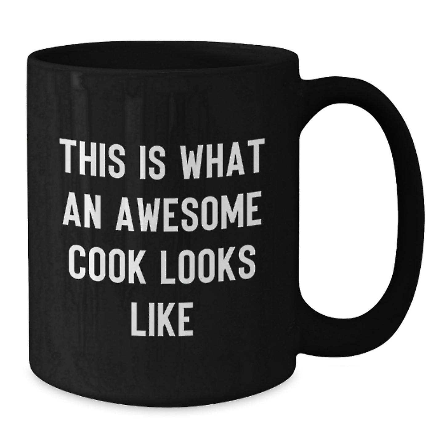 Funny Inspirational Black Coffee Mugs for Awesome Cook Graduation Gifts from Friends, Family - Additional