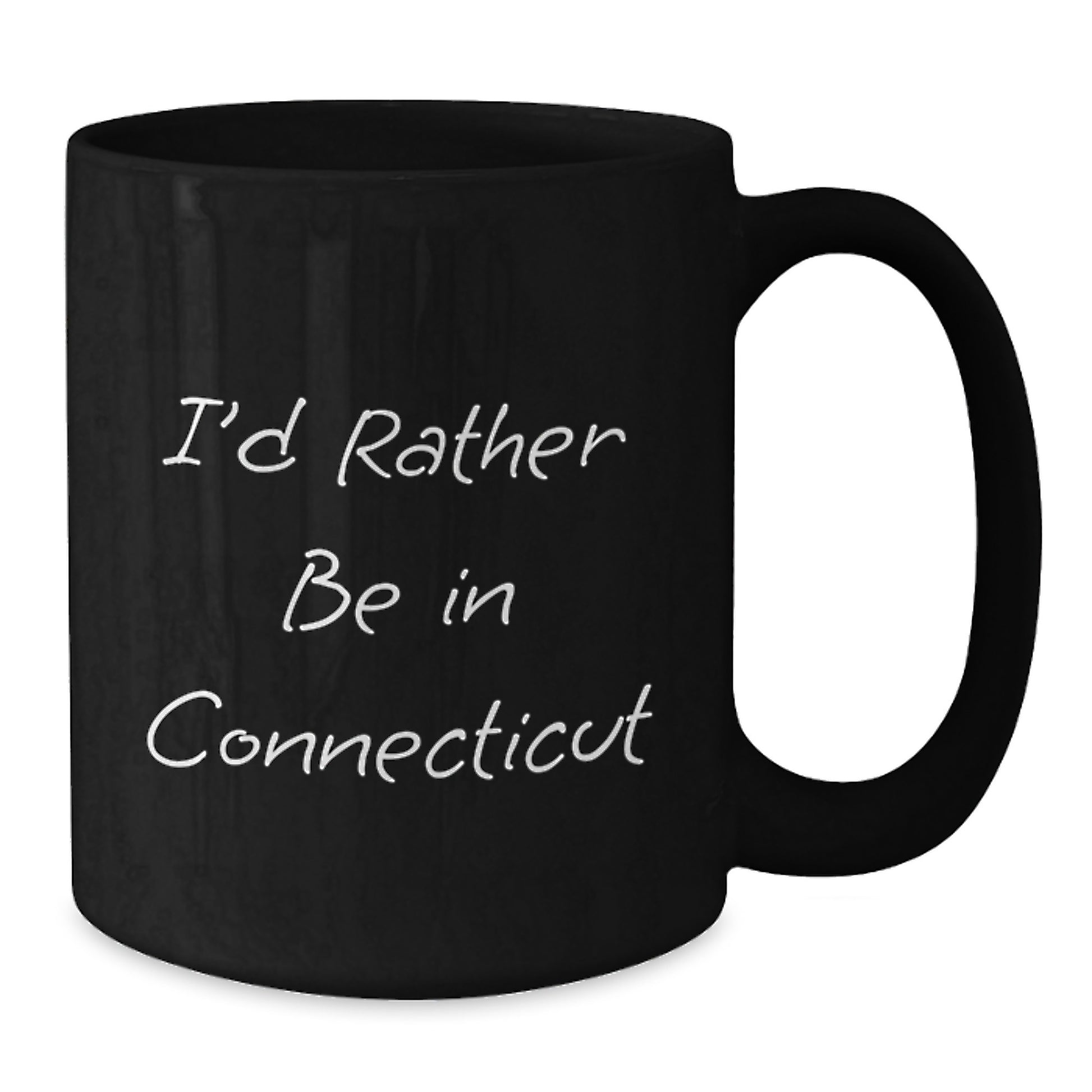 Connecticut Keepsake Black Coffee Mug for Him – Birthday Gift - Additional