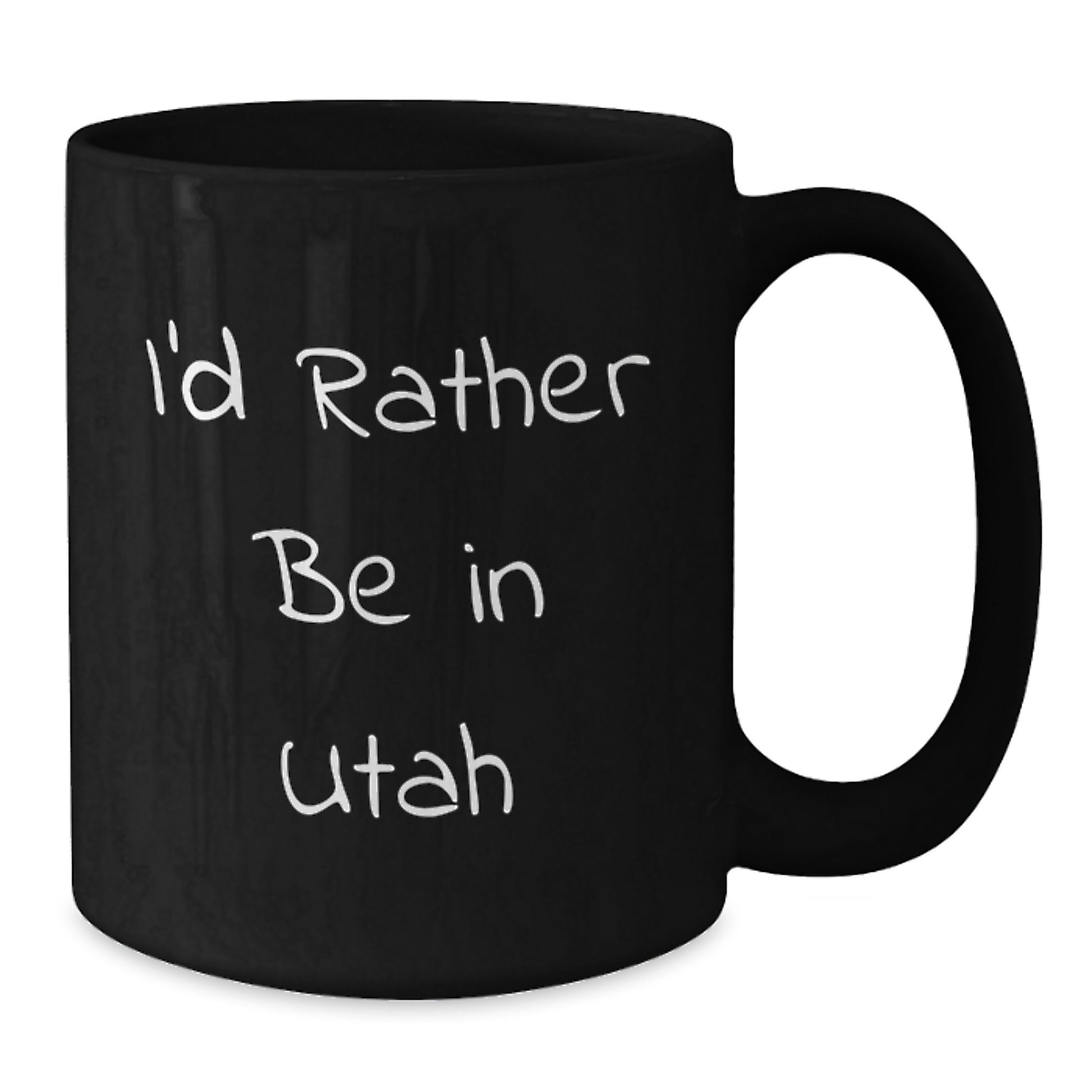 Utah Keepsake Black Coffee Mug for Him Birthday Gift - Additional