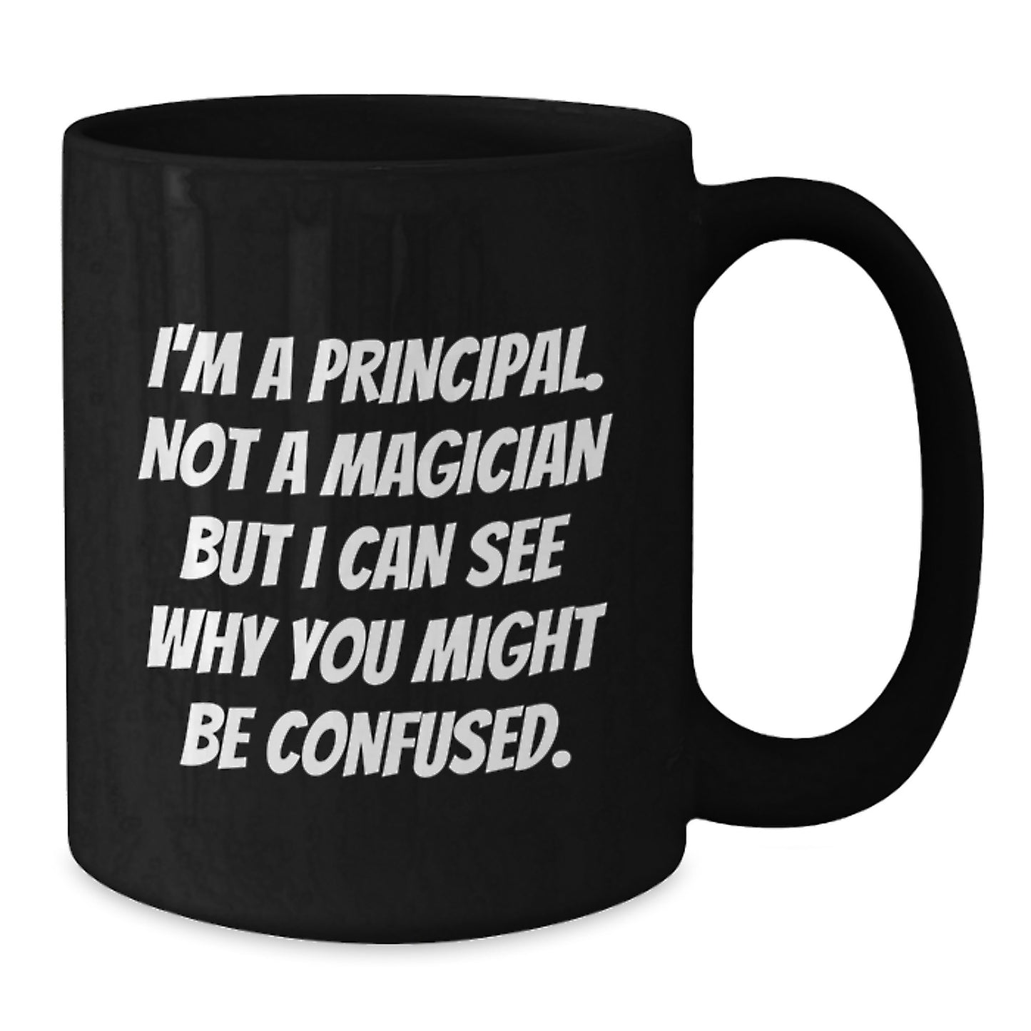 Principal Keepsake Ceramic Black Coffee Mug for Him Birthday Gift - Additional
