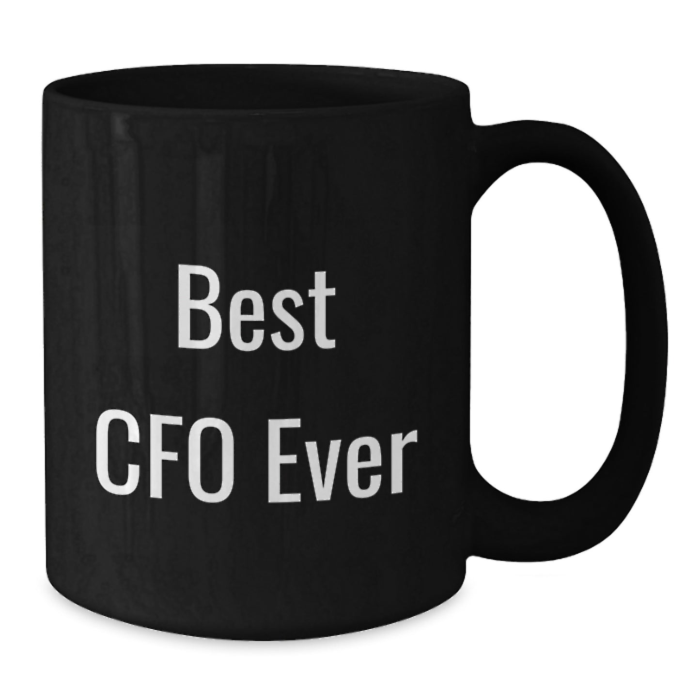 Cfo Keepsake Black Coffee Mug for Him Birthday Gift Best Cfo Ever - Additional