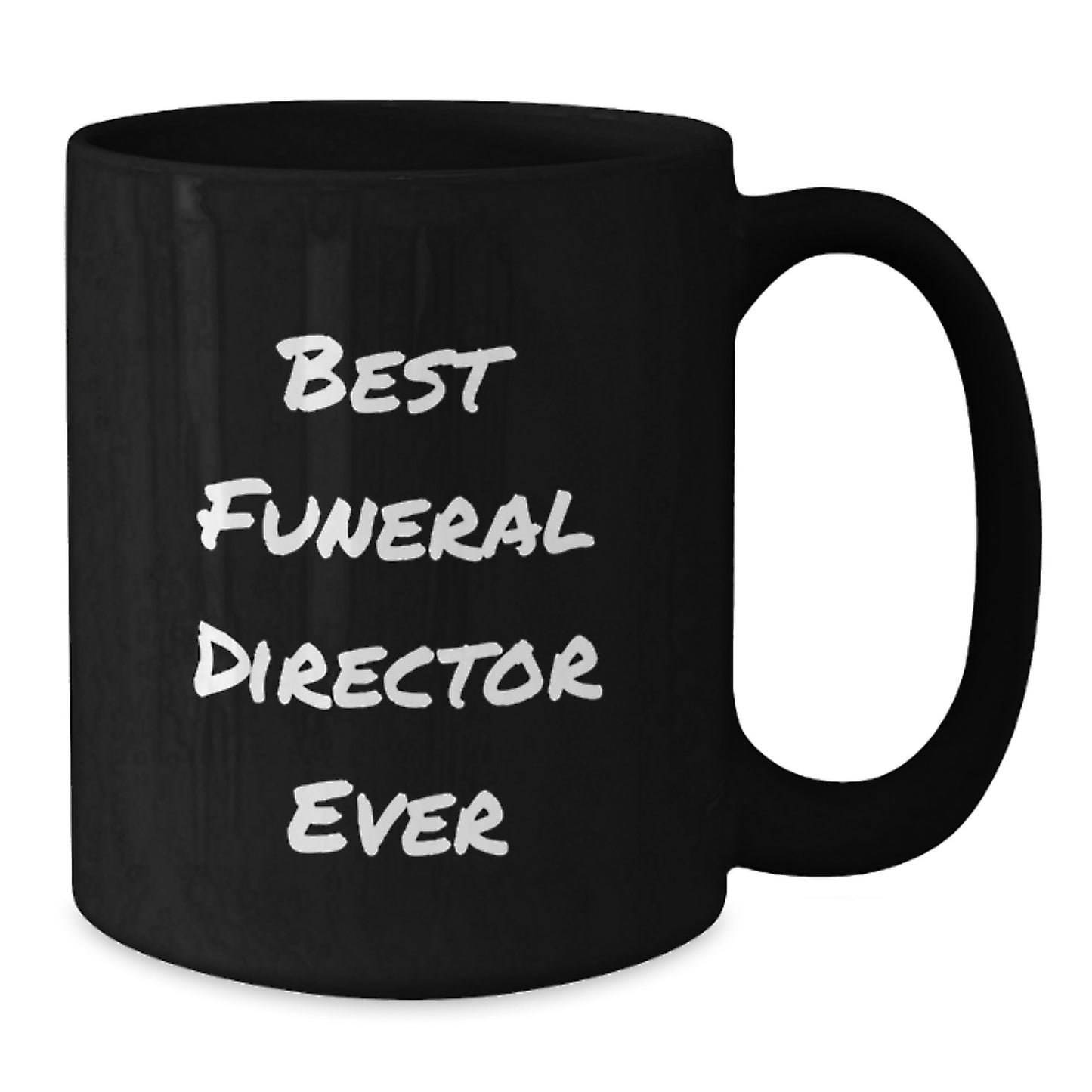 For Him Keepsake Birthday Gift Black Coffee Mug – Best Funeral Director - Additional