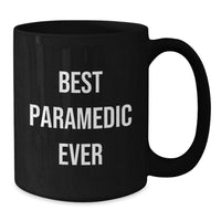 Load image into Gallery viewer, Funny Rescue Worker Gifts from Men to Rescue Worker, Best Rescue Worker Ever Black Coffee Mug, Perfect Holiday Gift Ideas for Rescue Worker Friends - Additional
