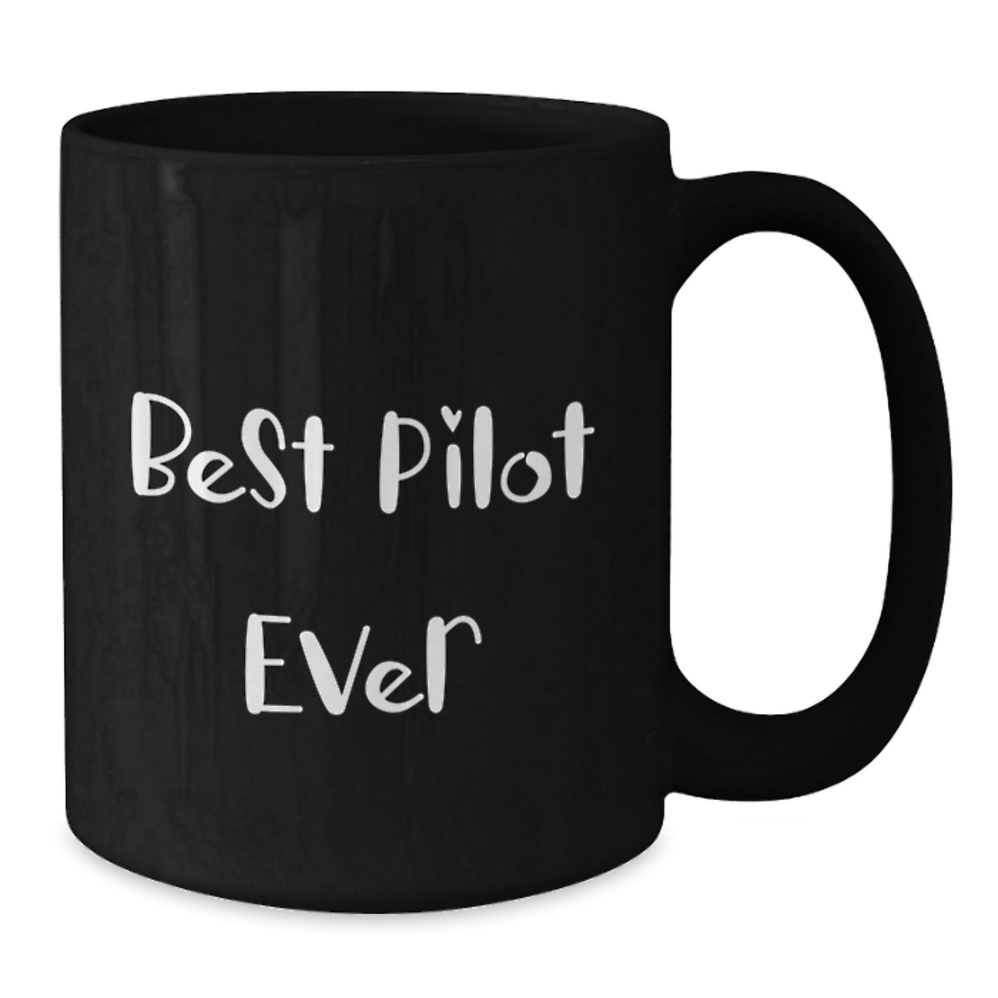 Pilot Keepsake Black Coffee Mug for Him Birthday Gift Best Pilot Ever - Additional