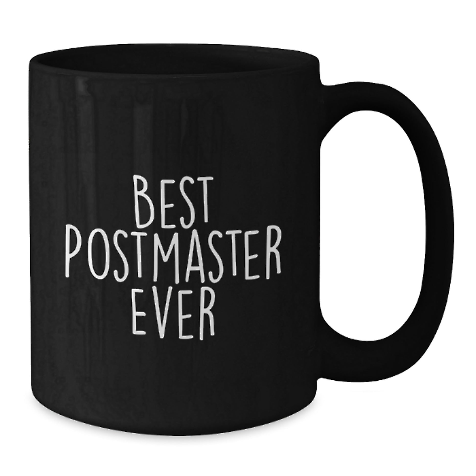 Postmaster Keepsake Black Coffee Mug for Him Birthday Gift Best - Additional