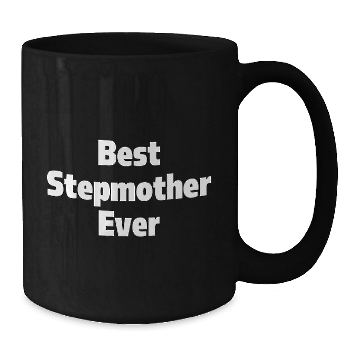 Stepmother Keepsake Black Coffee Mug for Him Birthday Surprise Gift - Additional