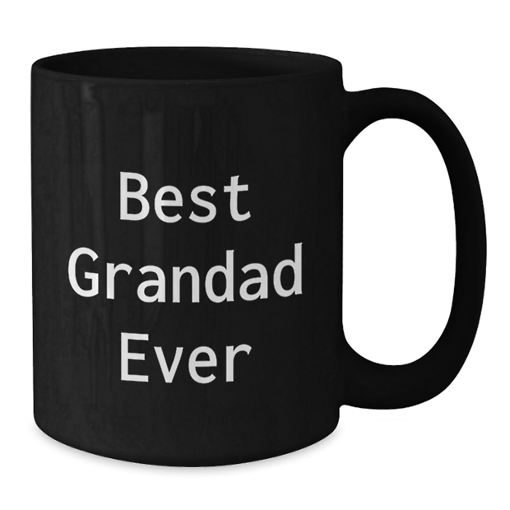 Grandad Black Coffee Mug for Him Birthday Gift Best Grandad Ever - Additional
