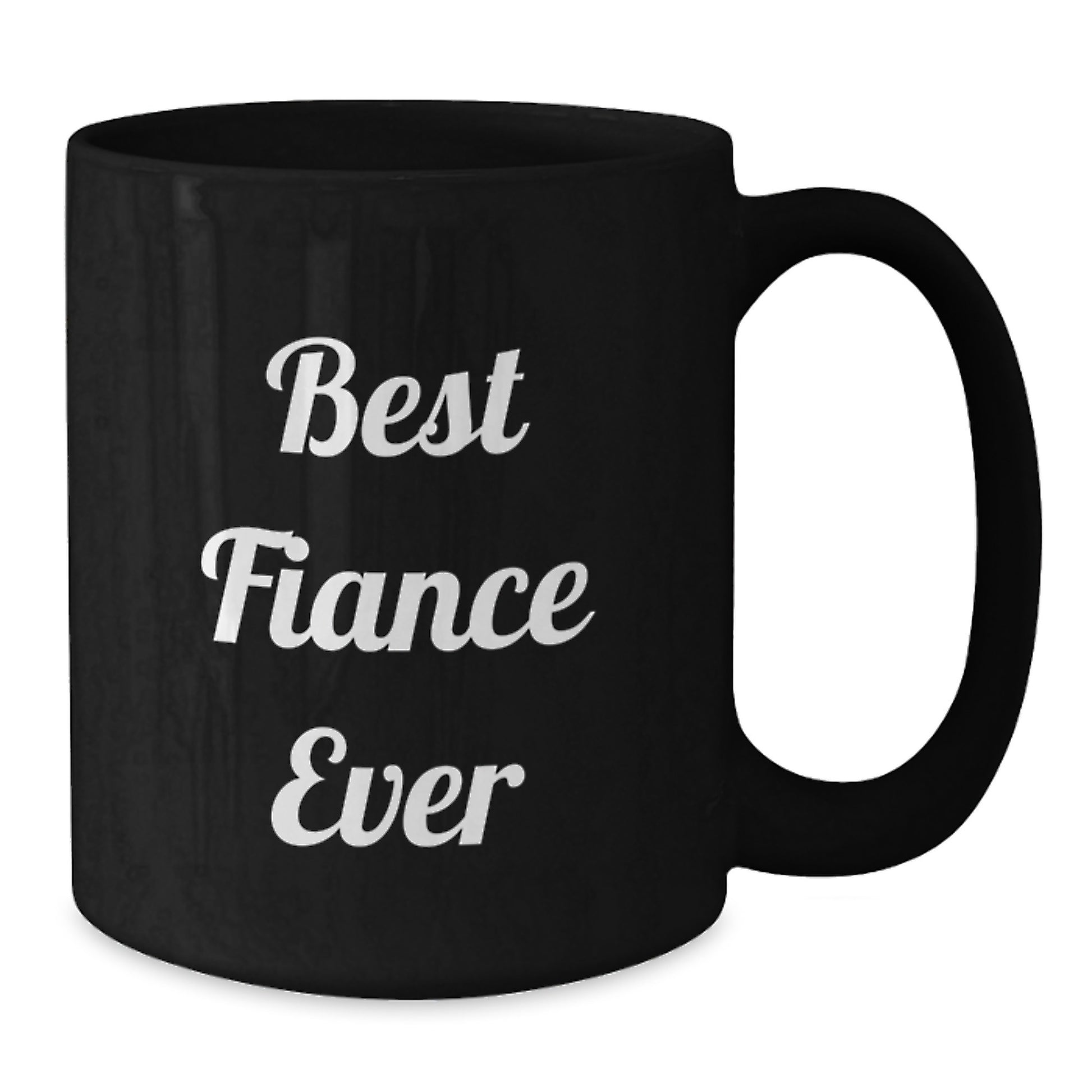 Fiance Keepsake Black Coffee Mug for Him Birthday Gift Best Fiance Ever - Additional