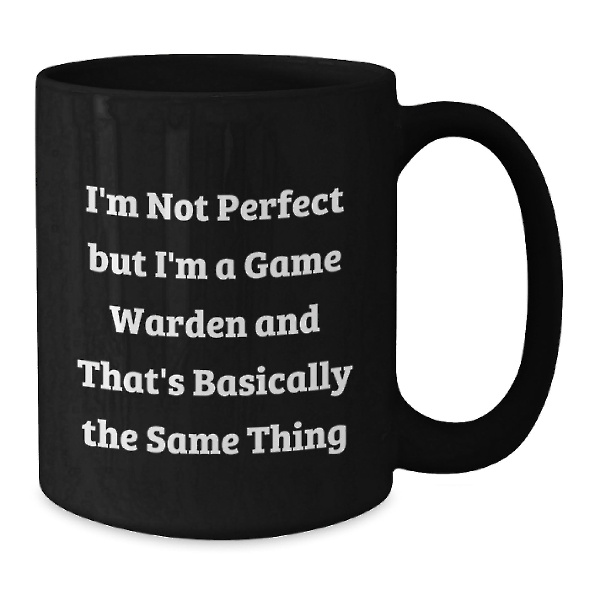 Game Warden Keepsake Birthday Gift Mug for Him – Black Ceramic - Additional