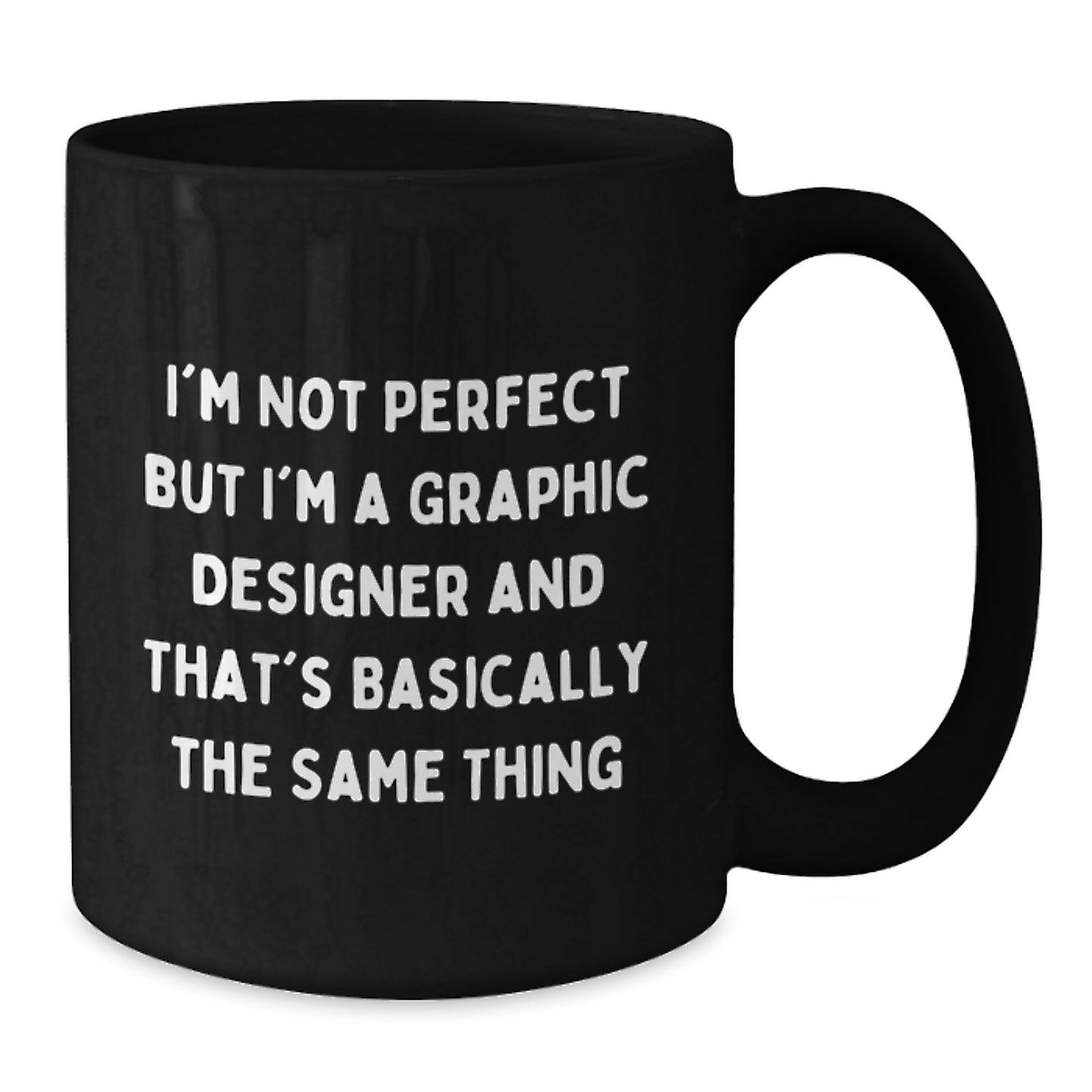 Graphic Designer Keepsake Black Coffee Mug for Him Birthday Gift - Additional