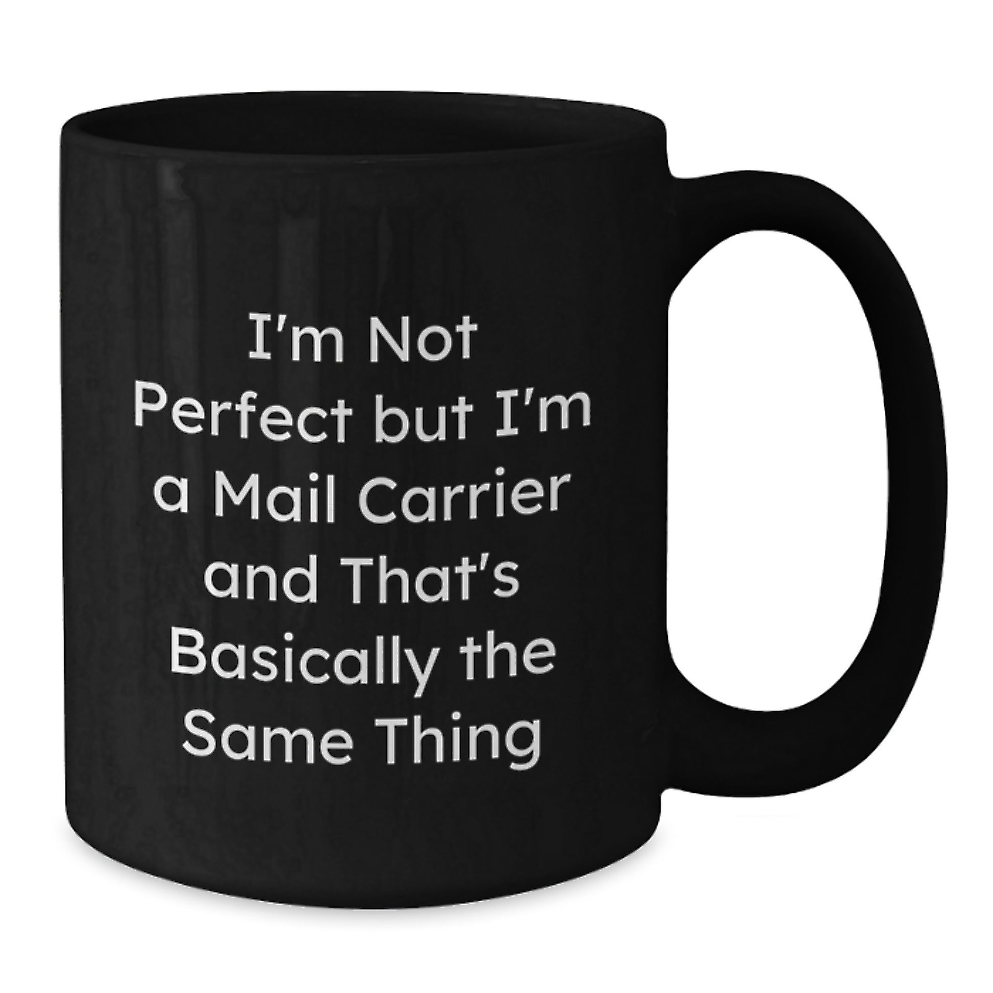 Mail Carrier Keepsake Black Coffee Mug Birthday Gift for Him - Additional
