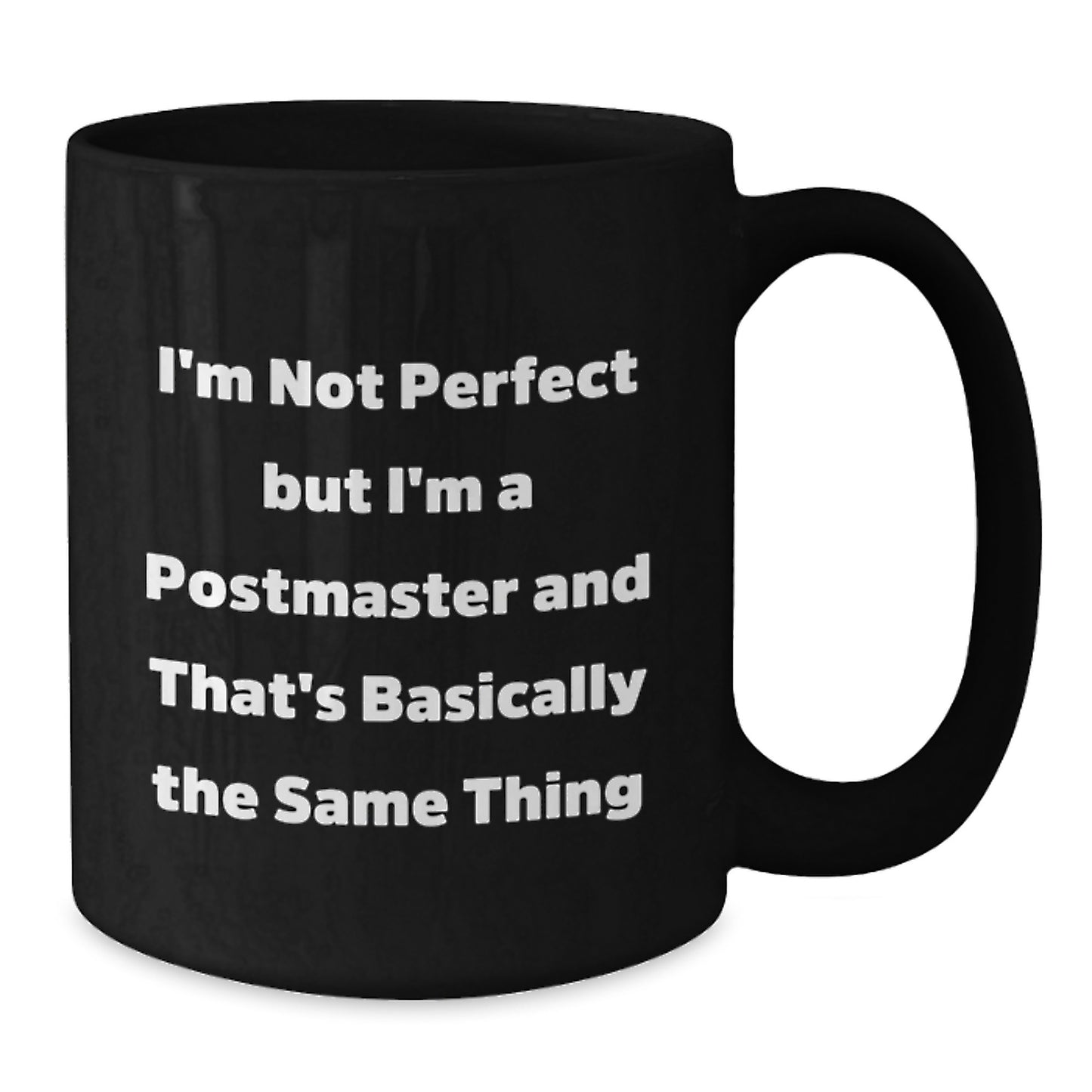 Witty Postmaster Black Coffee Mug Novelty Birthday Gift for Friends - Additional