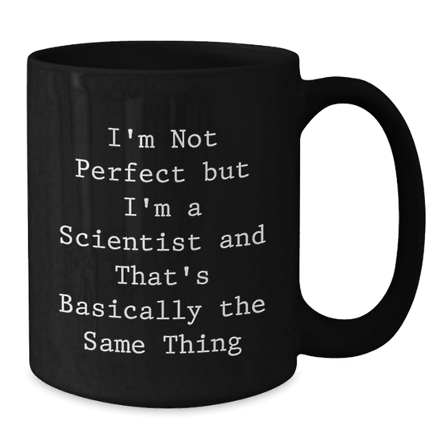 Birthday Gift Scientist Black Coffee Mug for Her Present - Additional
