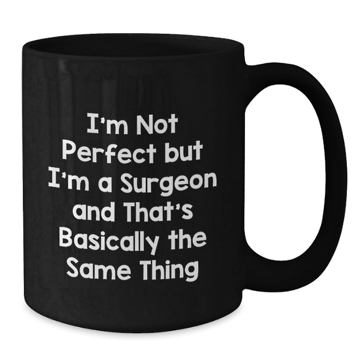 Surgeon Black Coffee Mug Premium Keepsake Birthday Gift for Him - Additional