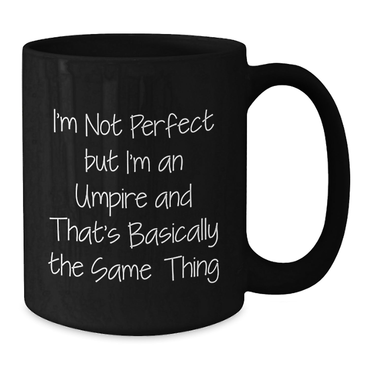 For Him Keepsake Birthday Gift I'm Not Perfect But I'm An Umpire Mug - Additional