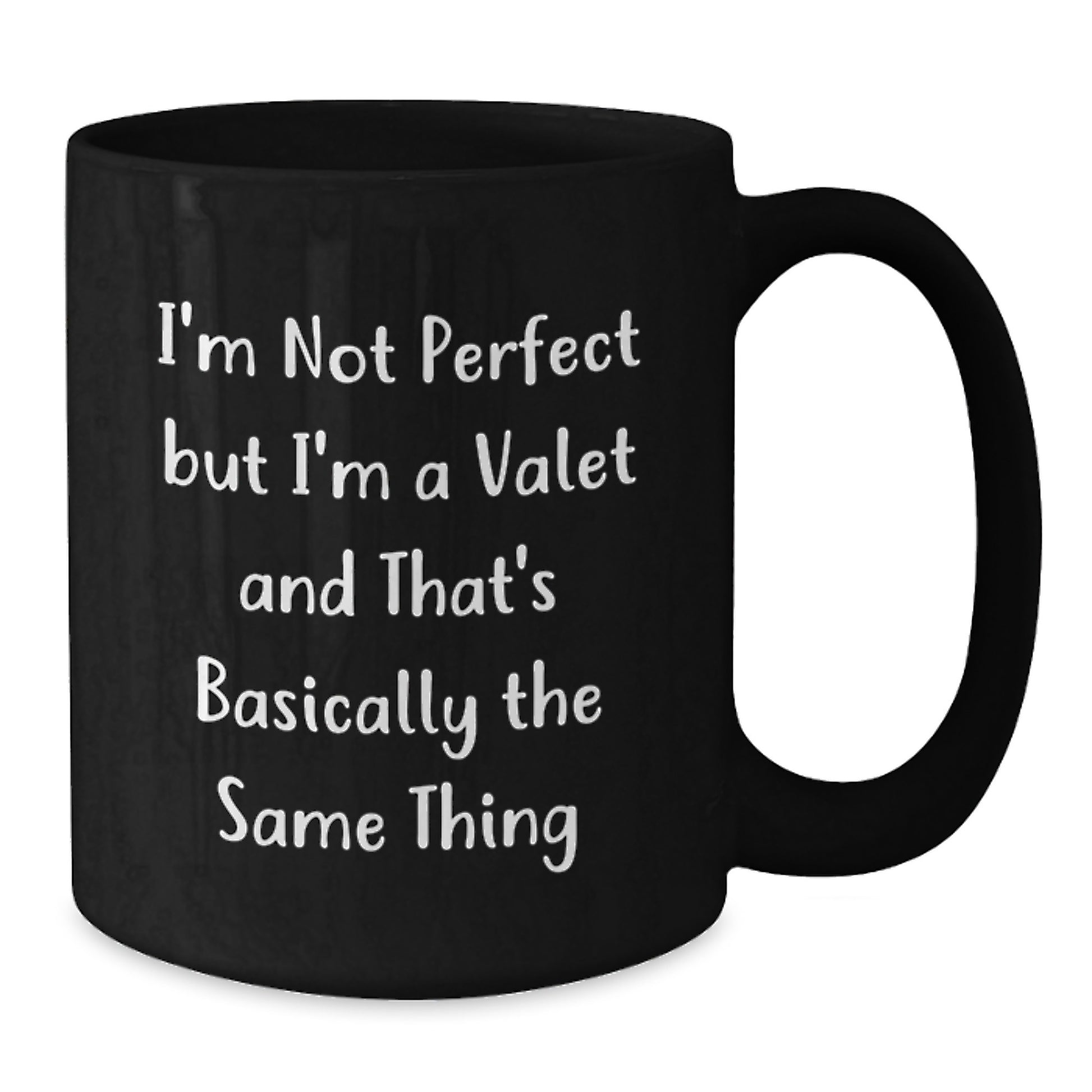 Birthday Gift Valet Black Coffee Mug for Her – Premium Present - Additional