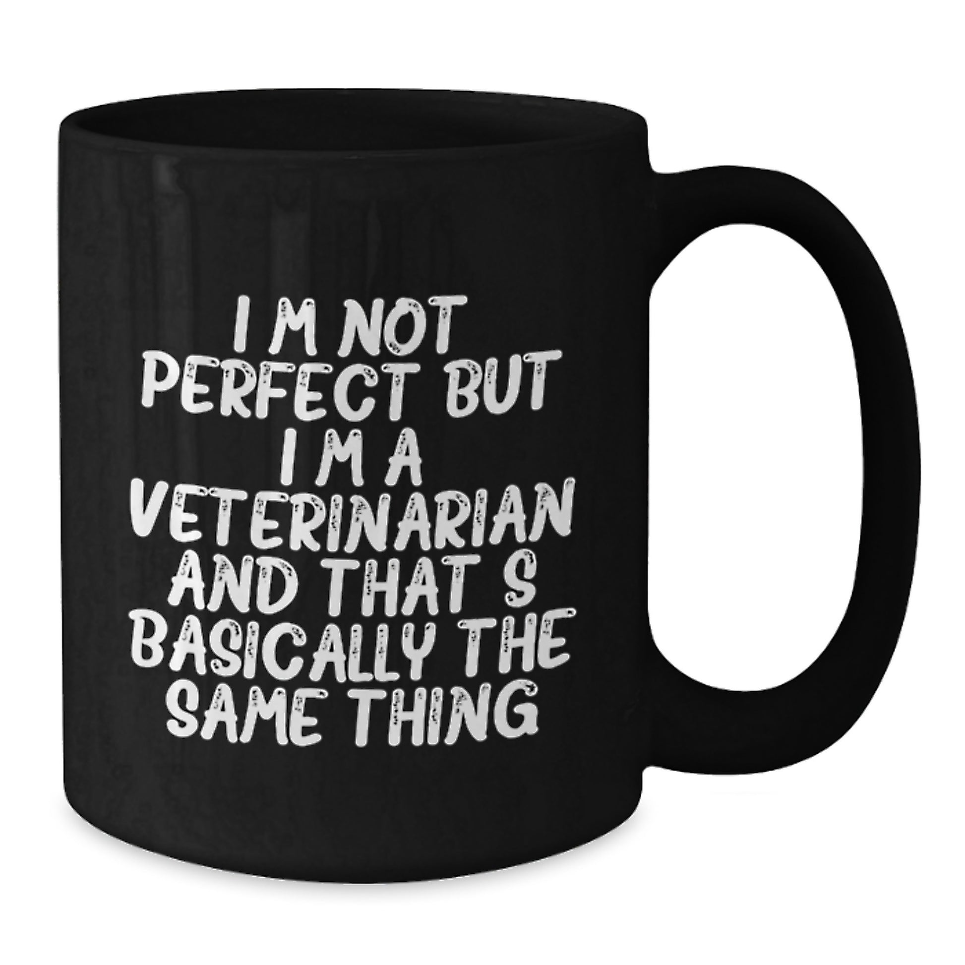 Veterinarian Keepsake Black Coffee Mug for Him Birthday Gift Ceramic - Additional