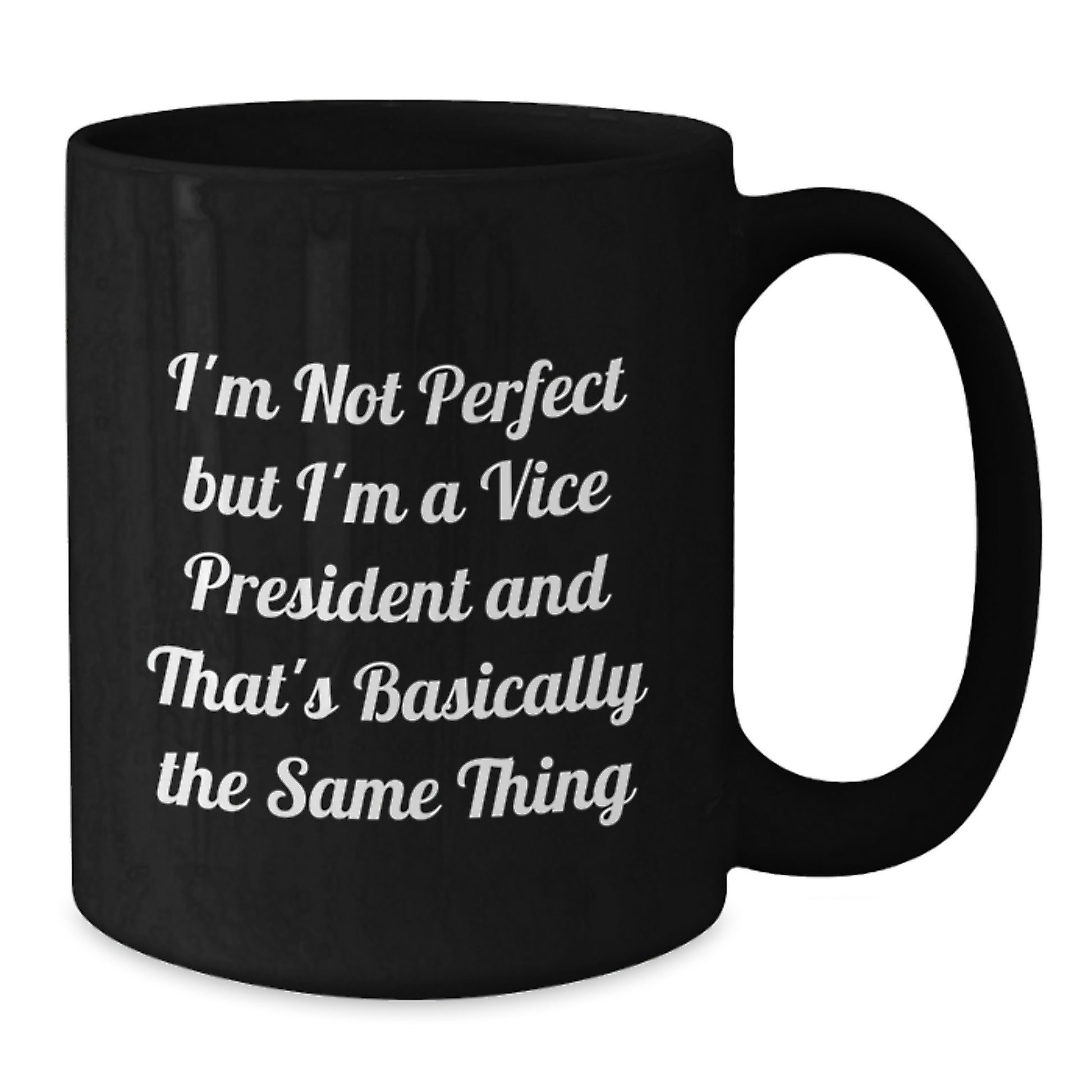 Vice President Keepsake Black Coffee Mug for Him Birthday Gift - Additional