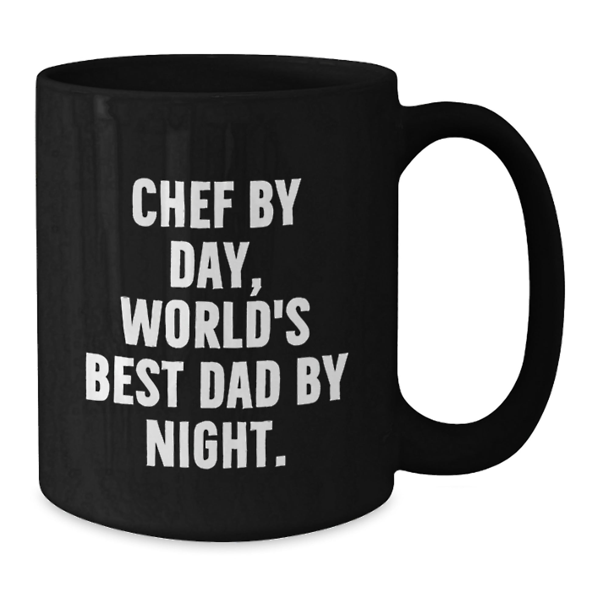 Birthday Gift for Her Present Chef By Day, World's Best Dad By Night Mug - Additional