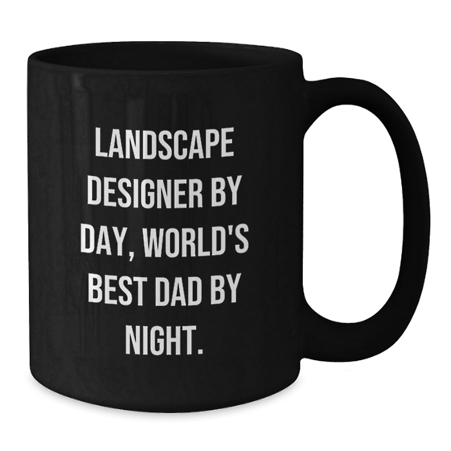Witty Landscape Designer Novelty Black Mug for Friends Birthday Gift - Additional