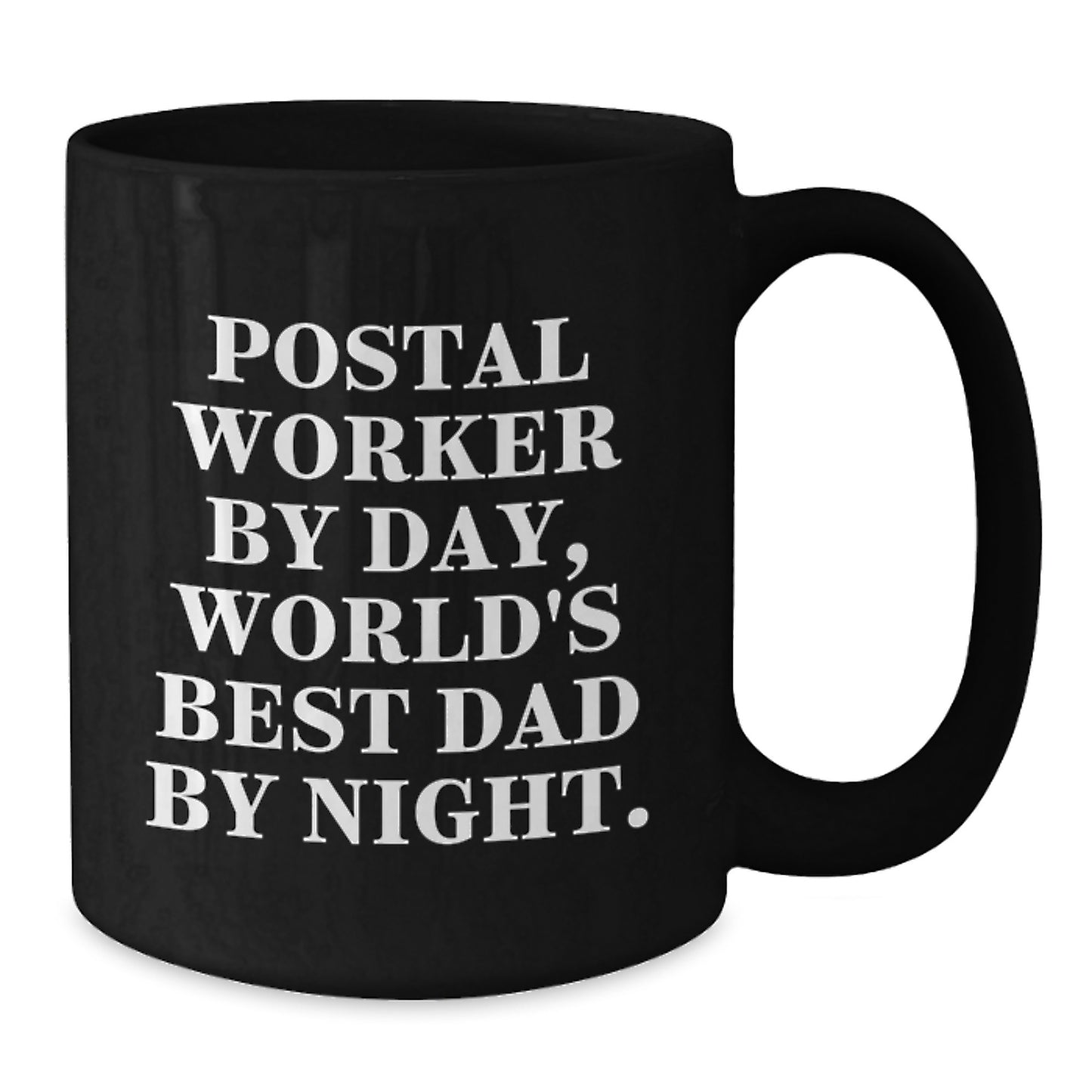 Postal Worker Keepsake Mug for Him Black Coffee Birthday Gift - Additional