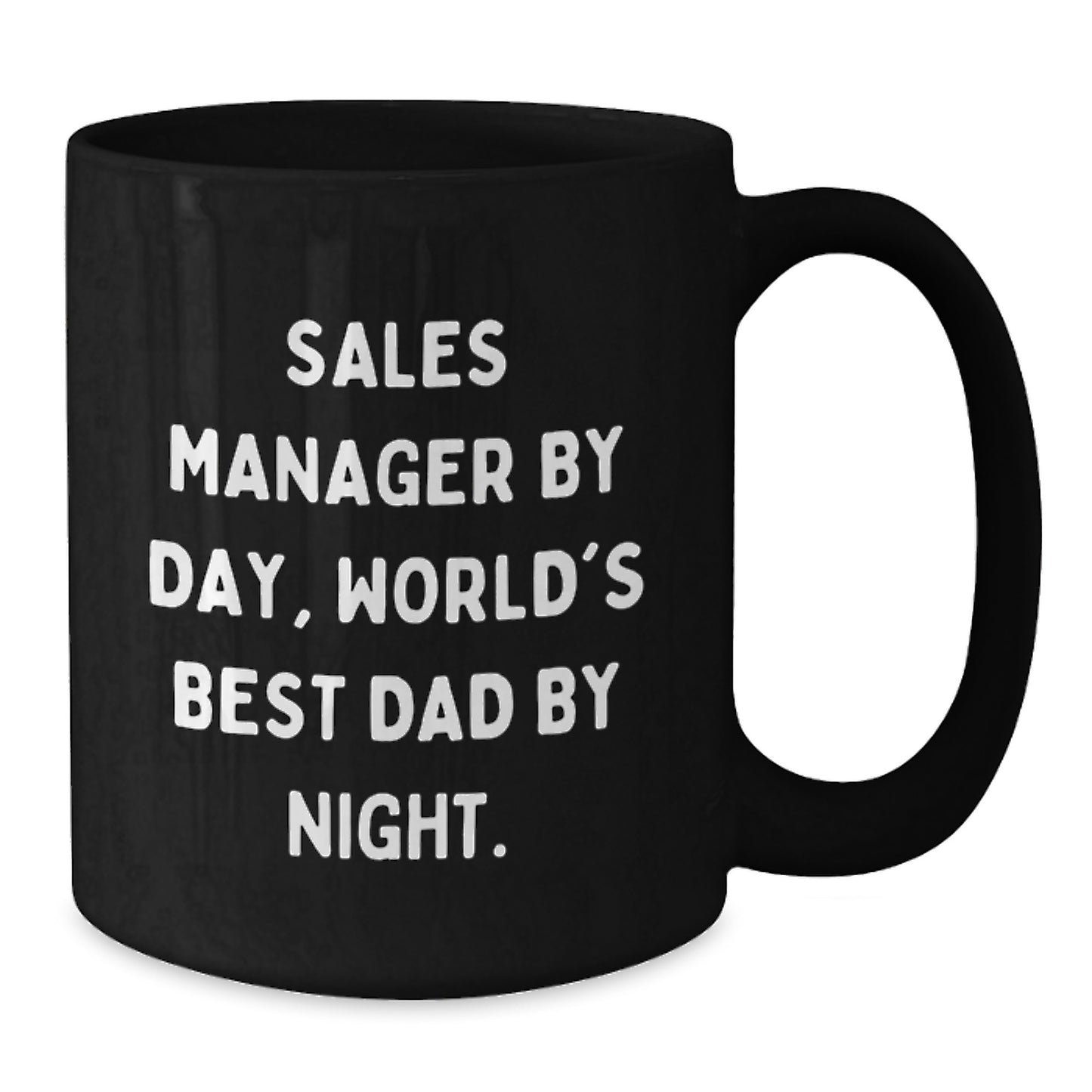 Birthday Gift for Her Sales Manager Black Coffee Mug Present - Additional