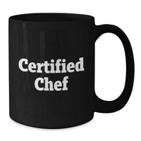 Load image into Gallery viewer, Funny Quotes for Chefs Christmas Unique Gifts from Men to Family Black Coffee Mugs for Chef Friends - Additional
