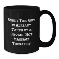 Load image into Gallery viewer, Funny Massage Therapist Gifts from Friends for Massage Therapist Black Coffee Mugs, Unique Christmas Unique Gifts for Men, Women, Coworkers, Family - Additional
