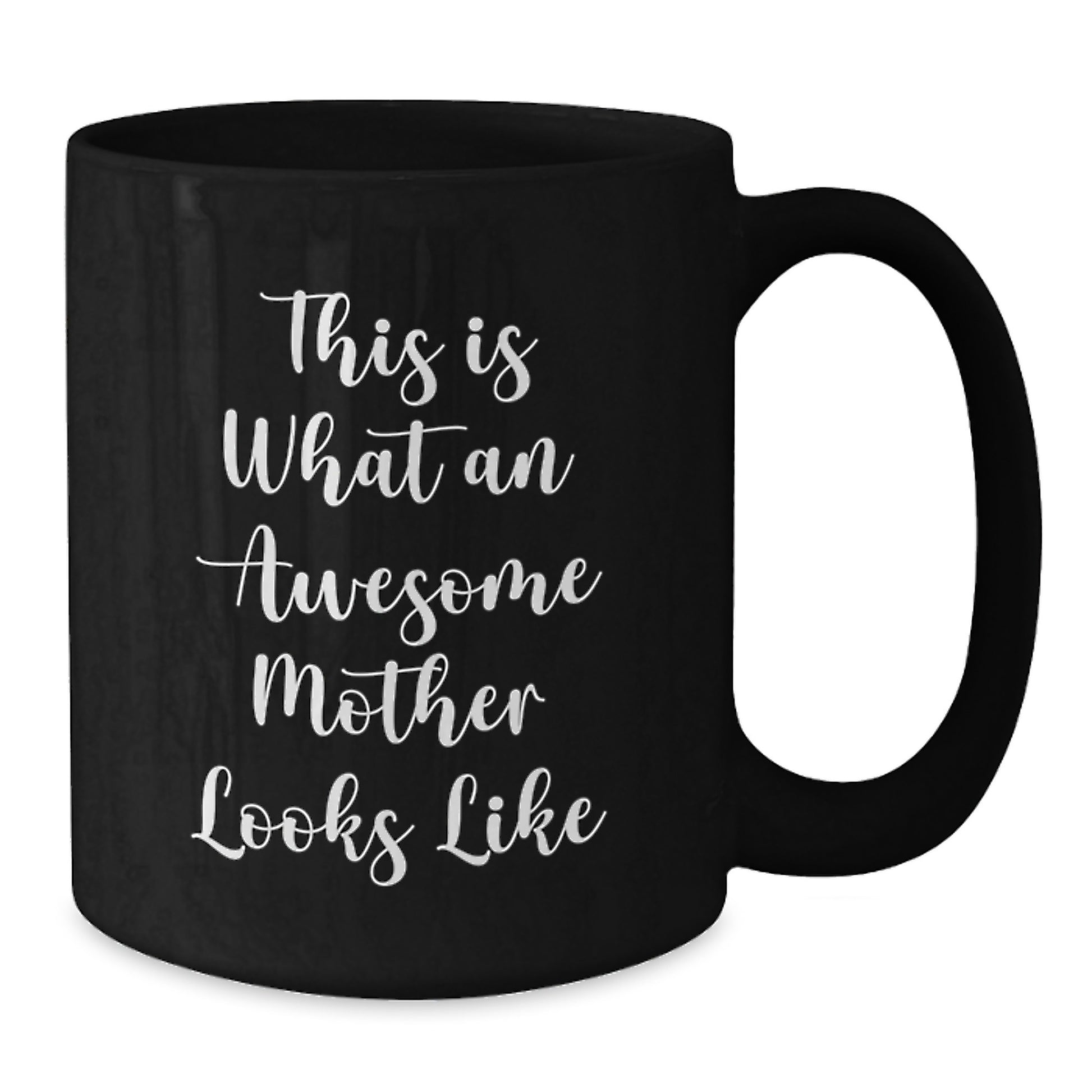 Funny Mom Quotes Black Coffee Mug Gifts for Mother Birthday Unique Presents from Family - Additional