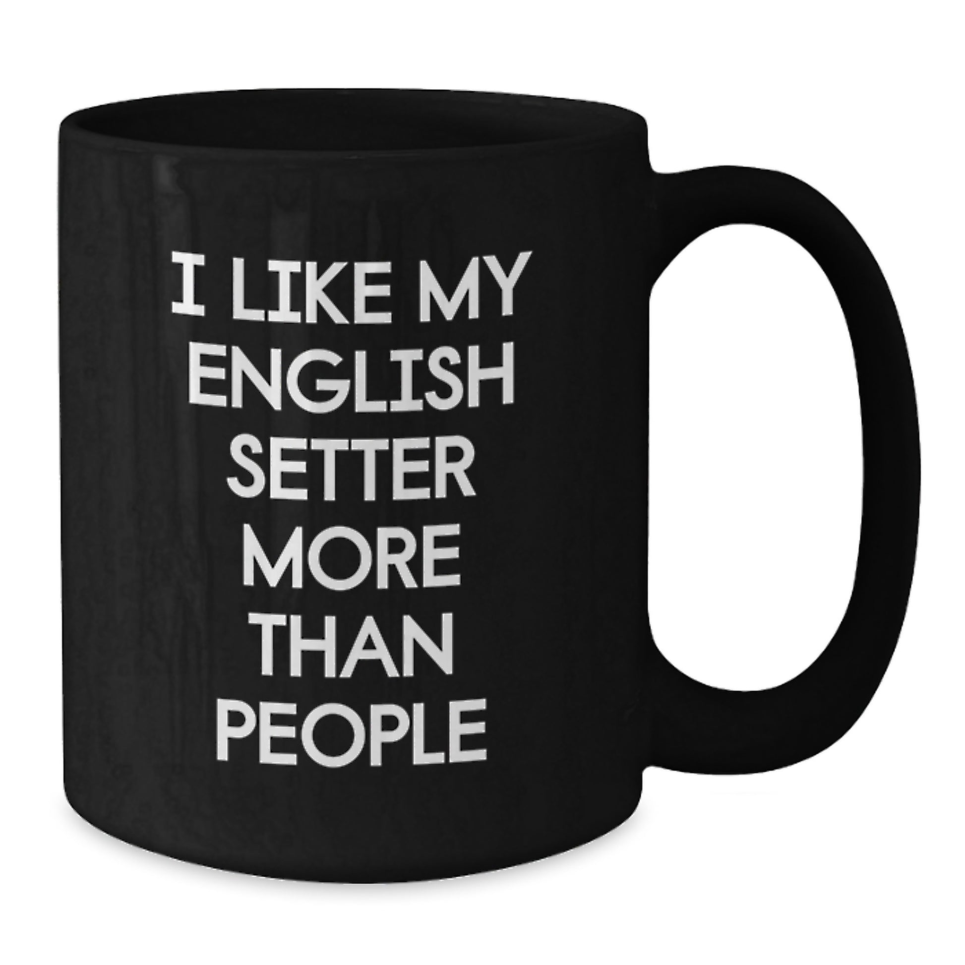English Setter Dog Lover Funny Black Coffee Mugs Gifts from Friends, Birthday Unique Gifts for English Setter Dog Enthusiasts - Additional