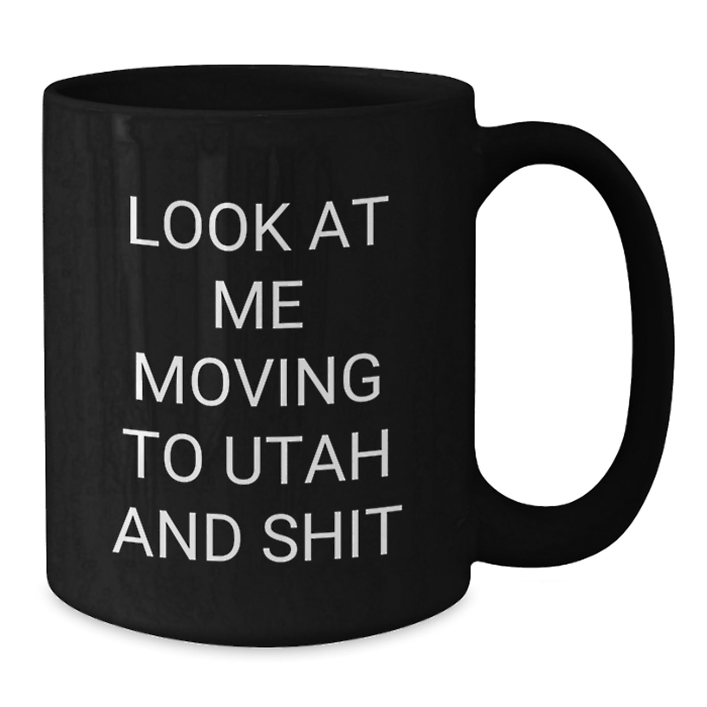 Utah Enthusiast Funny Quote Black Coffee Mug for Birthday Unique Gifts from Friends to Family - Additional