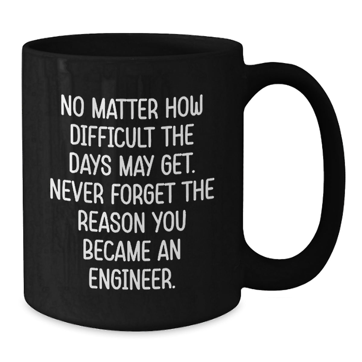 Funny Inspirational Engineer Gifts from Men Friends for Women Engineers Black Coffee Mug Christmas Unique Presents - Additional