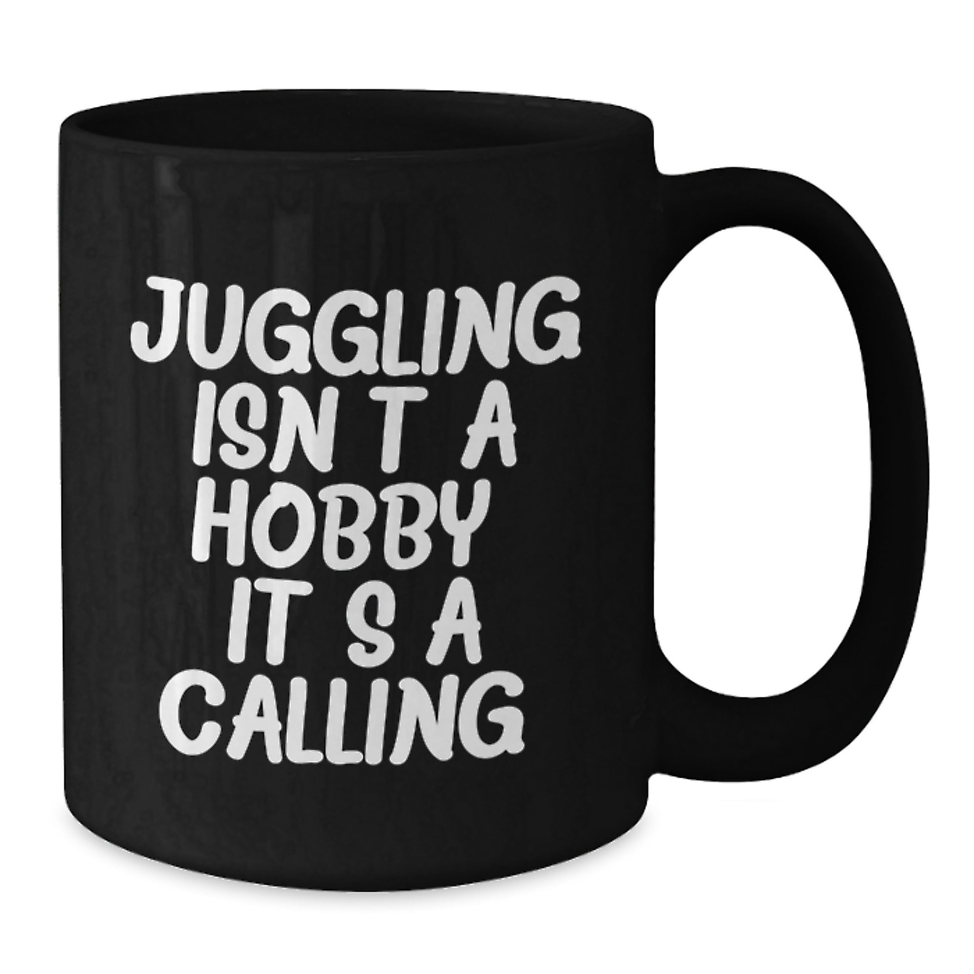 Juggling Inspirations Gifts for Juggling Enthusiast Friends, Black Coffee Mug, Funny Quote, Christmas Unique Presents from Loved Ones - Additional