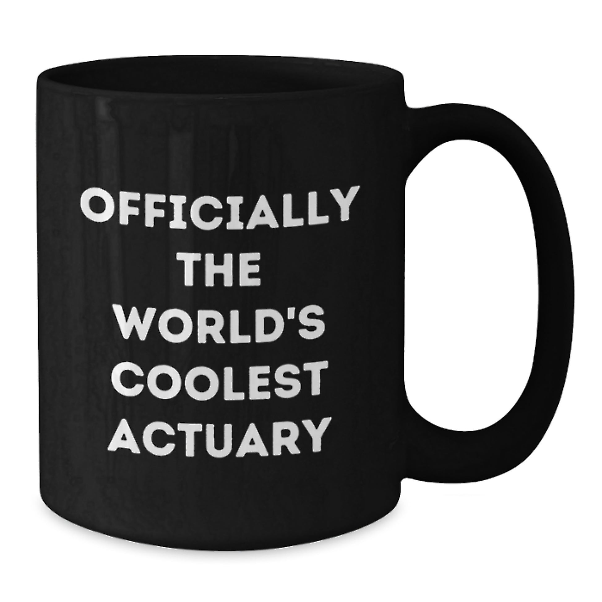 Funny Actuary Black Coffee Mugs Gifts from Friends to Actuary on Christmas Unique - Additional
