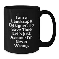 Load image into Gallery viewer, Gifts from Friends for Landscape Designers - Funny Black Coffee Mug - Christmas Unique Gifts - Additional
