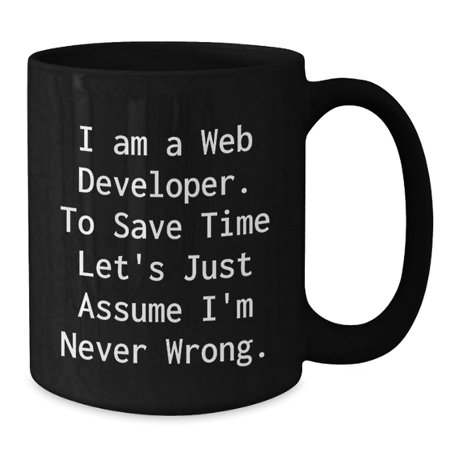 Funny Web Developer Gifts from Men, Unique Black Coffee Mugs for Web Developer Friends, Valentine's Unique Gifts for Web Developer Coworkers - Additional