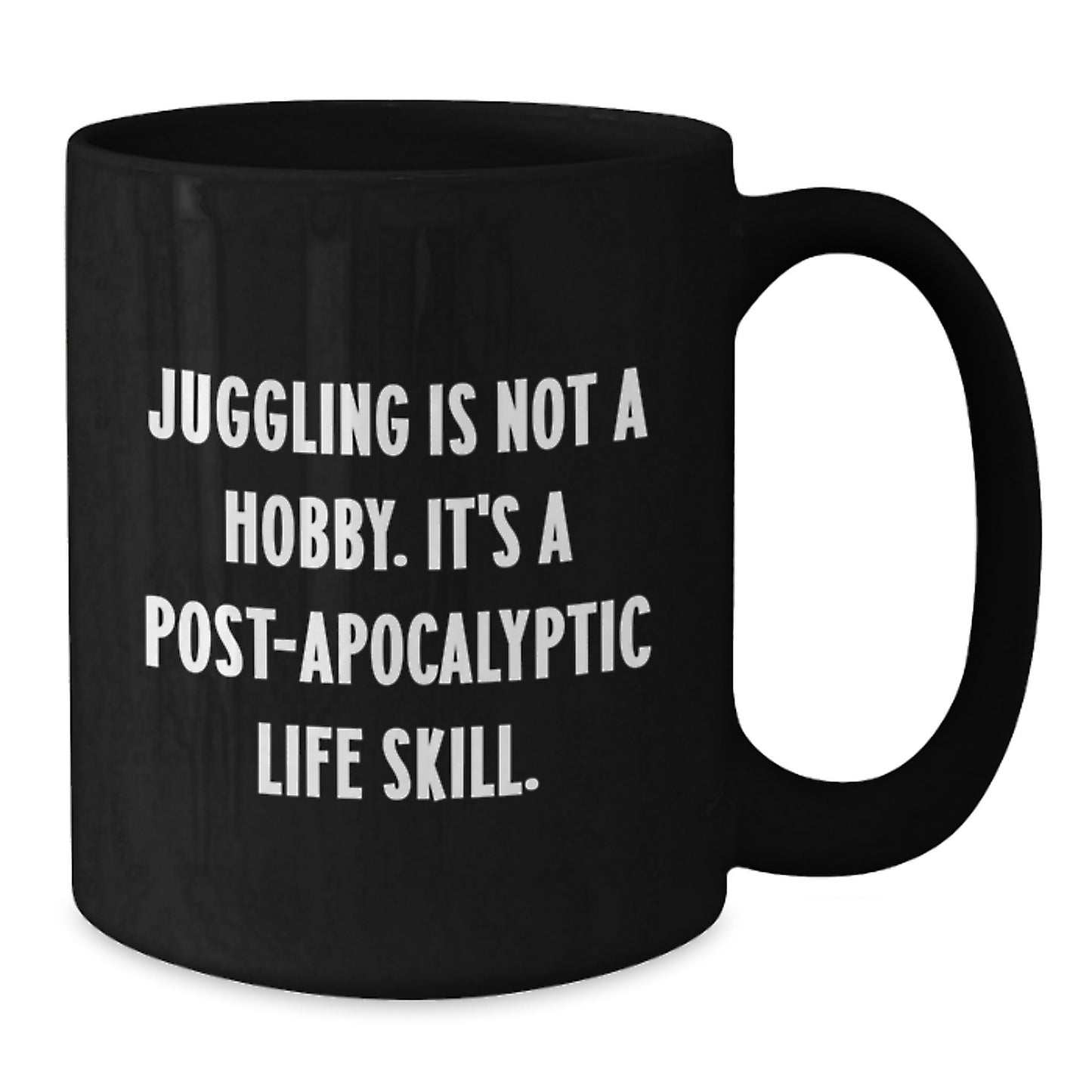 Unique Juggling Gifts from Men - Funny Black Coffee Mug for Juggling Lovers on Valentine's - Additional