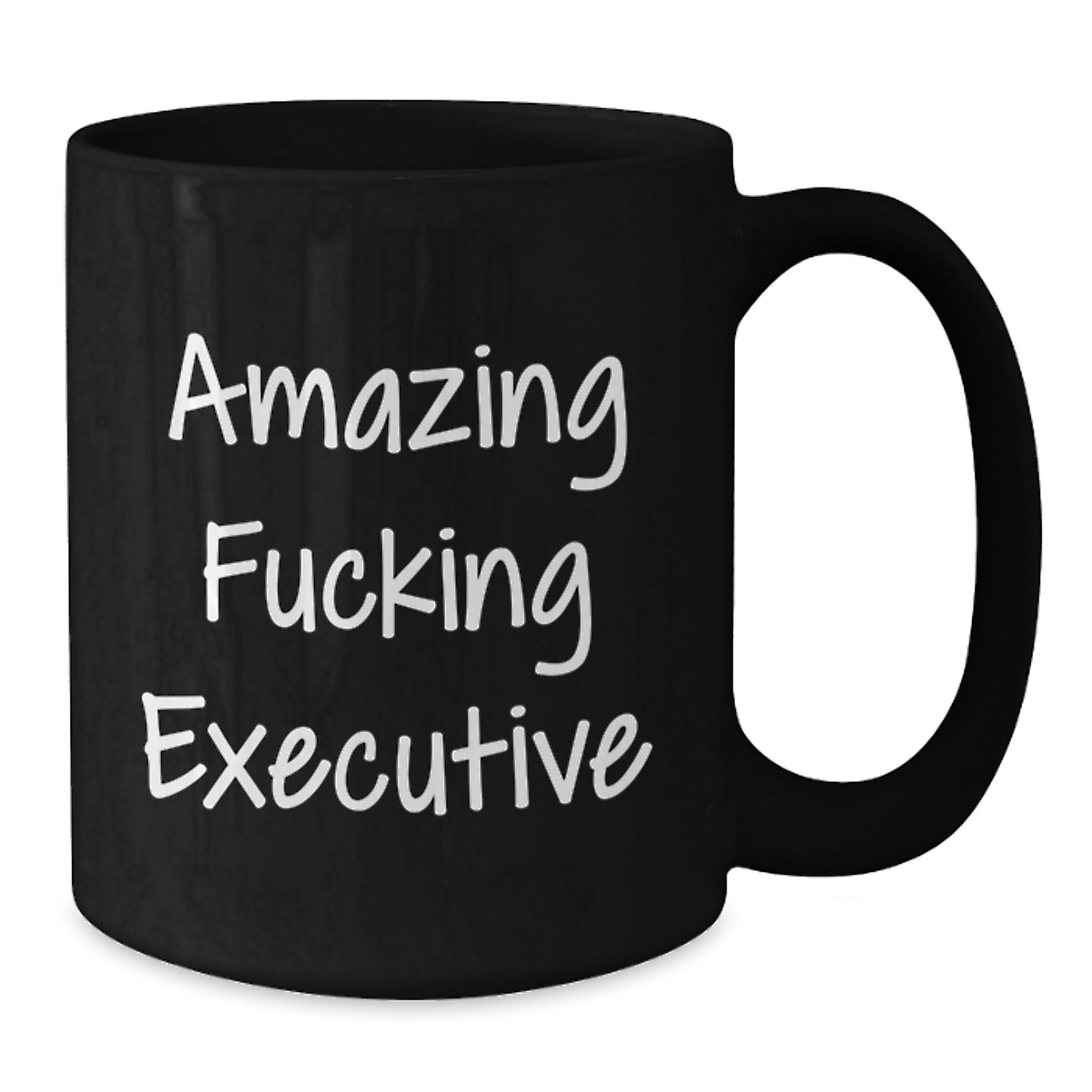 Executive Black Coffee Mugs Funny Quotes Gifts for Men, Women, Coworkers, Family - Funny Executive Gifts from Friends, Colleagues, Family on Mother's Day, Unique Executive Office - Additional