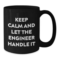 Load image into Gallery viewer, Funny Engineer Gifts from Men to Women Black Coffee Mugs - Valentine's Unique - Additional
