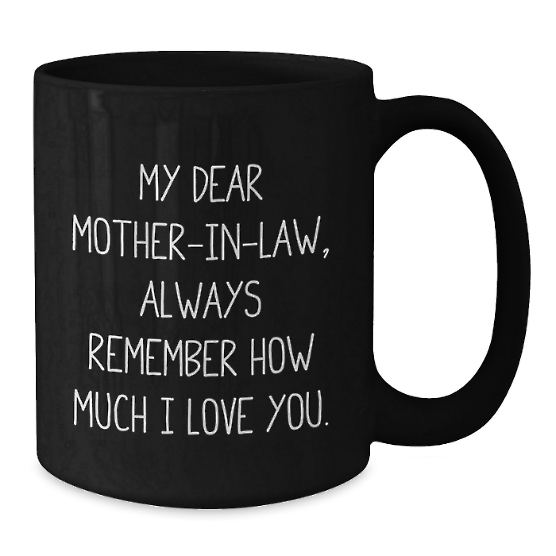 Funny Mom-in-law Quotes Black Coffee Mug, Gifts from Women to Mom-in-law for Father's Day Unique Gifts - Additional