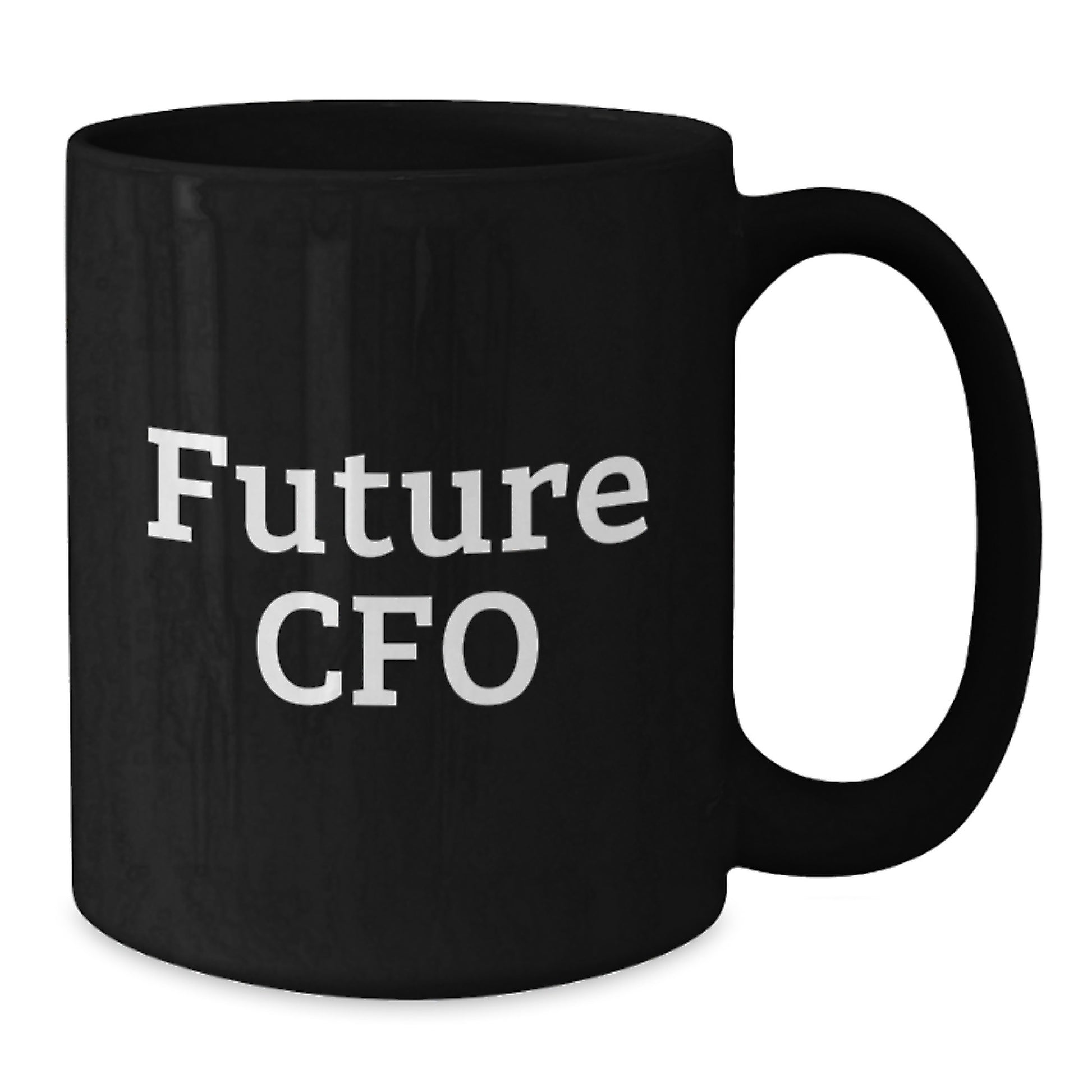 Future CFO Funny Quote Black Coffee Mug Gifts for CFO Friends Family, Graduation Unique Gifts from Friends, Funny Quote Black Coffee Mug for CFO Men Women - Additional