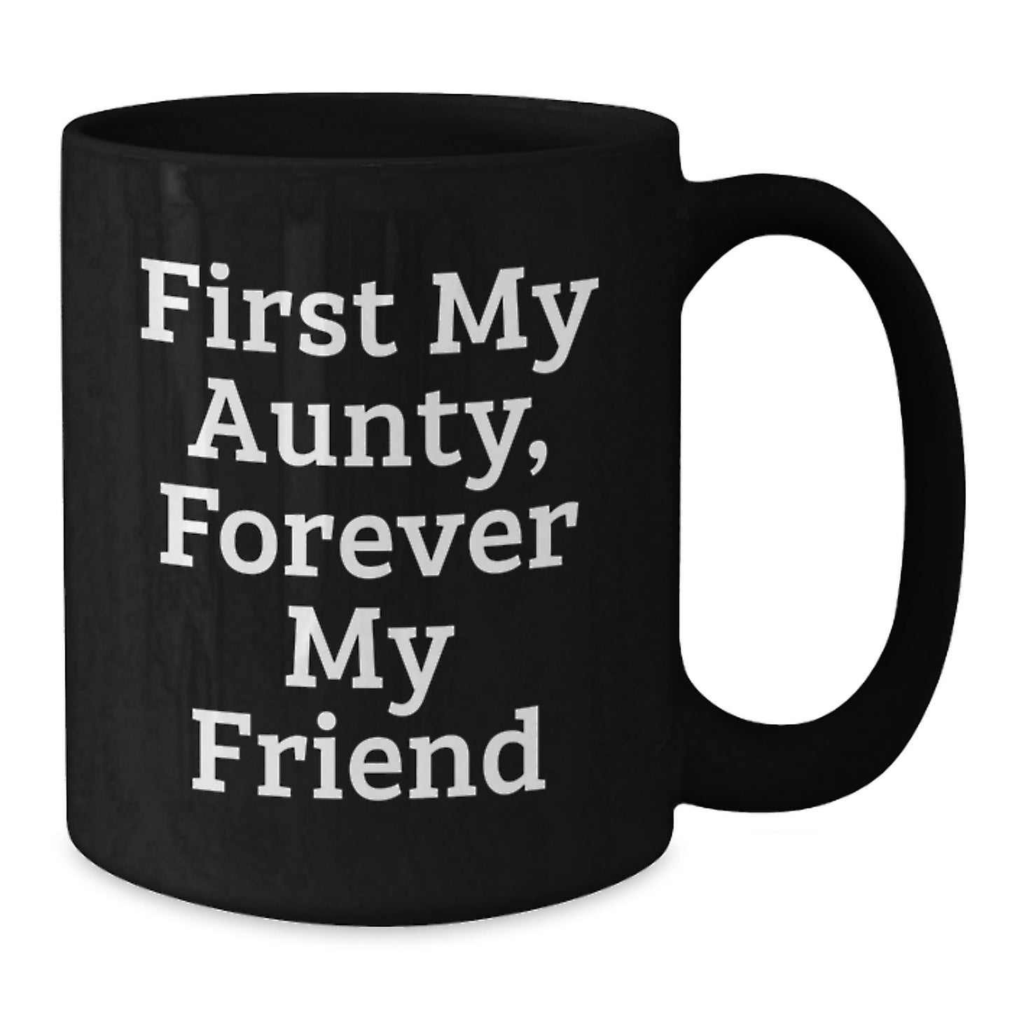 Funny Quotes for Aunty, Black Coffee Mugs Gifts from Men to Women for Valentine's - Additional