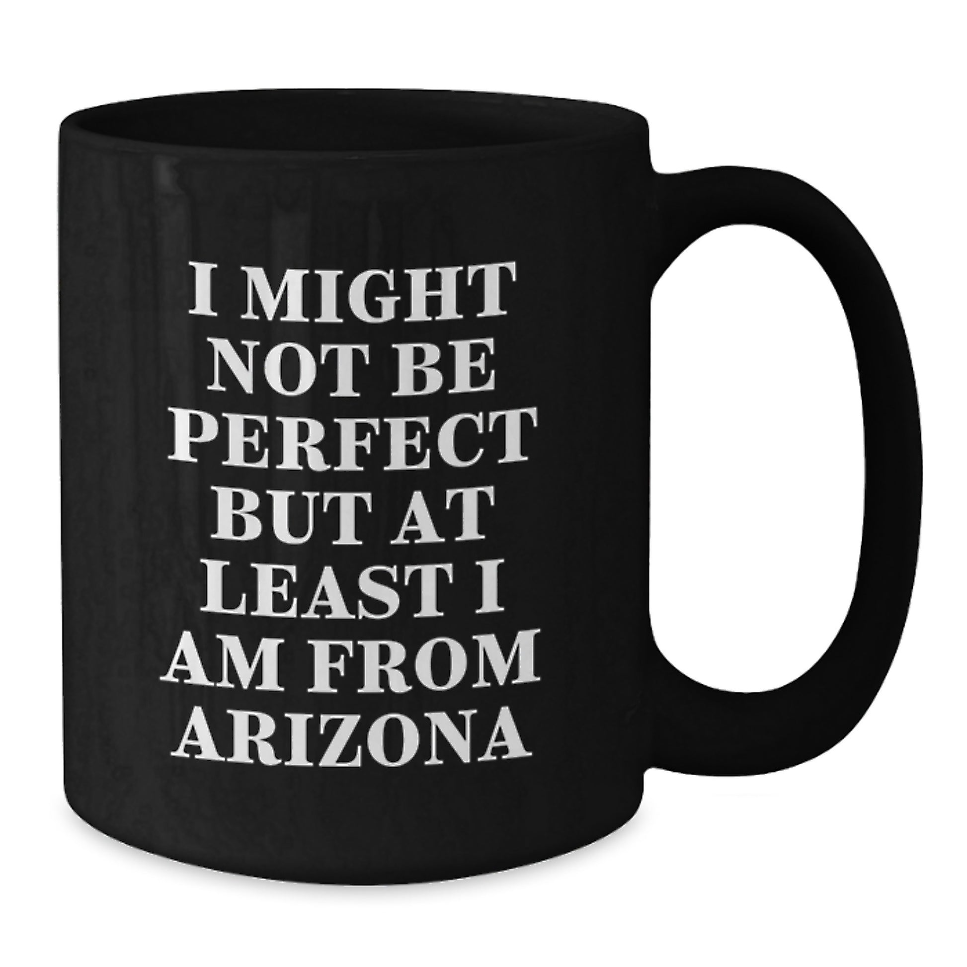 Funny Arizona Black Coffee Mugs - Gifts from Friends to Arizona Graduates, 11oz or 15oz Black Ceramic Mug - Additional