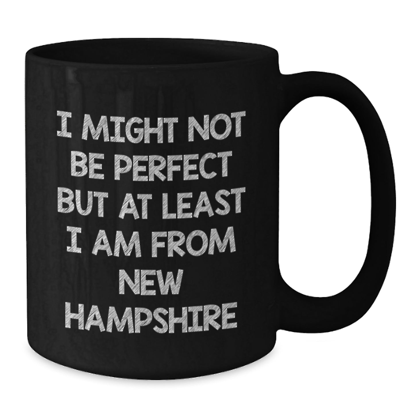 Funny Gifts from New Hampshire for Men and Women, New Hampshire Enthusiast Black Coffee Mug, Christmas Unique Gifts Idea - Additional